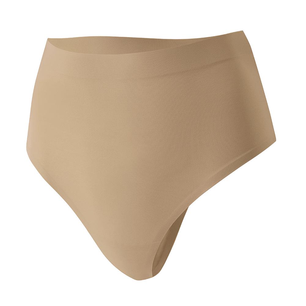 

Zhanrun Seamless Mid-Waist Shaping Thong - Women’s Plus Size European & American Style Tummy Control Waist Cincher L