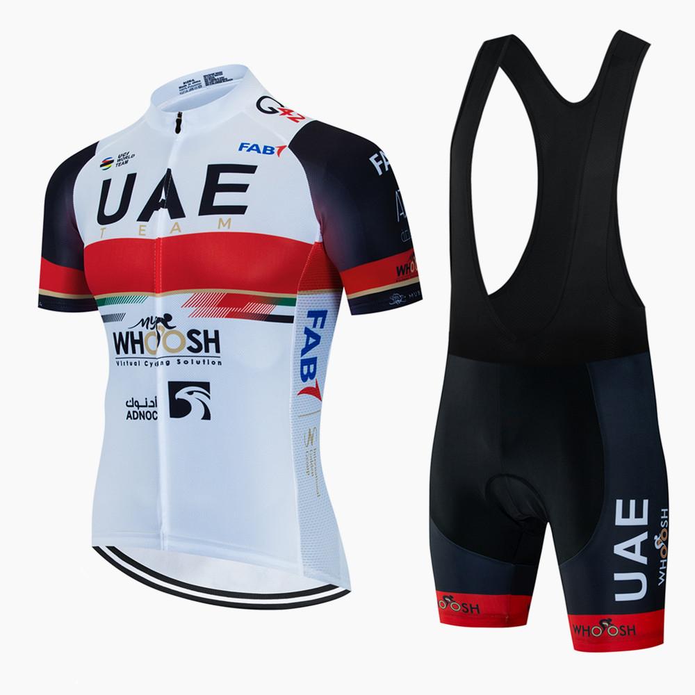 Förenade Arabemiraten Cykeltröja Set Cykeldräkt Mountainbikes Sommaroutfit Cykelkläder för Män Mtb Tröja Bib Shorts Cykelkläder Cykel