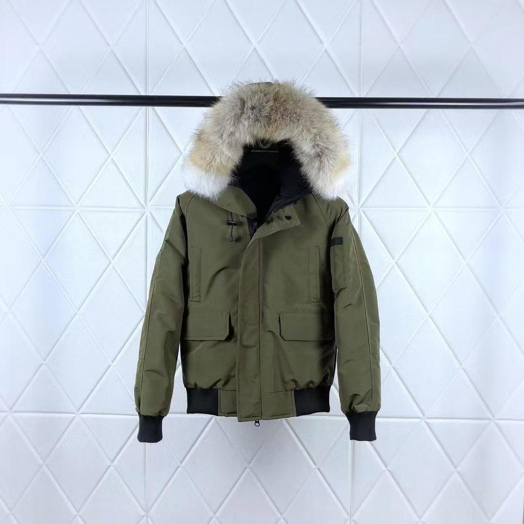 Unisex Canada Goose Down Bomber Jacket 01 - Couple's Parka Coat
