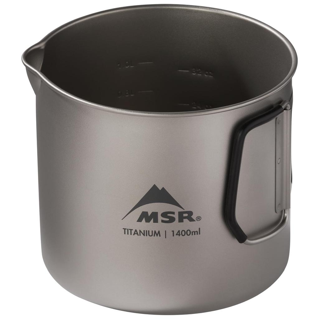 MSR Titan Outdoor Camping Kettle Japanese 39016 Kettle, 1400ml, (Official Product)