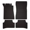 Dywaniki Samochodowe Gumowe Do: Mercedes C W202 Kombi, Sedan (1993-2000) - Czarne, Dopasowane