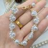 Japan-South Korea Kitten Paw Pearl Beads Luxury Bracelet: Trendy Gift for Women
