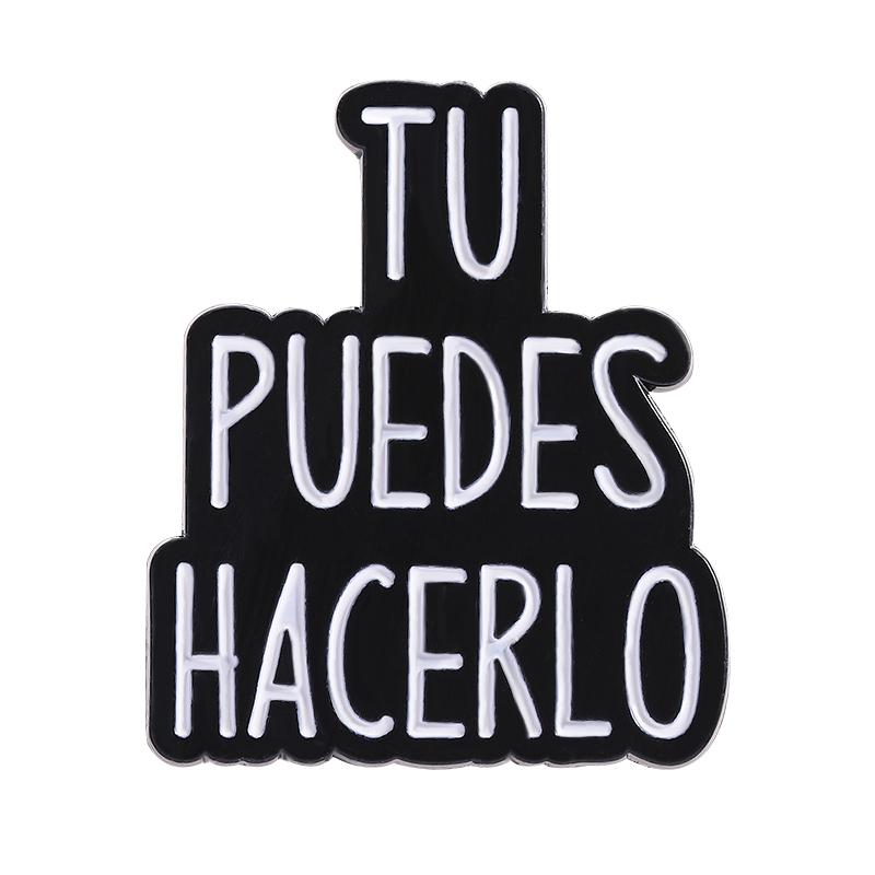 

Spanish Latina Quote Enamel Pins Antes Muerta Que Sencilla Ojo de Loca No Se Equivoca Metal Brooches Lapel Badge Jewelry Gifts