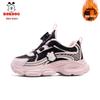 Babu Dou Girls' Winter Cotton Sports Shoes - Non-Slip, Plus Velvet, Warm Dad Sneakers for Little Girls
