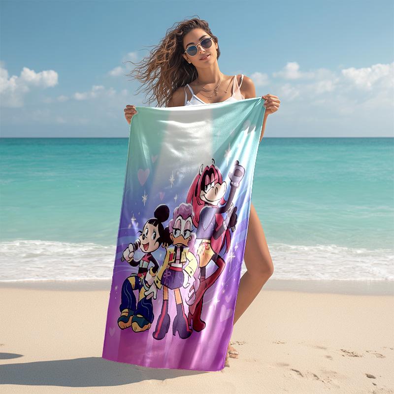 1pc Magical Friendship Adventure Microfiber Beach Towels Quick Dry Towel Sand Beach Towels Pool for Travel Swim Pool. S072101193