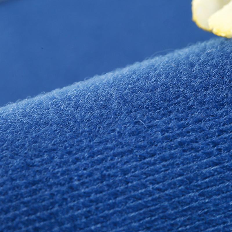 Velcro Fleece Fabric  Hook and Loop Tape Fuzzy Surface Self-Adhesive Colorful OK Fabric Fleece Fabric Customizable синий