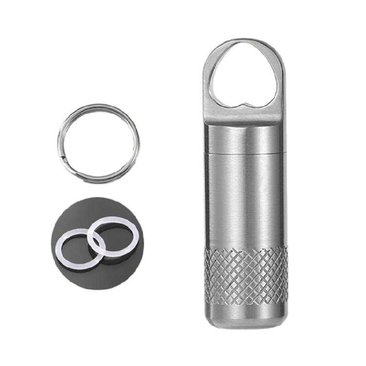 Medicine Box Case Keychains Pills Holder Waterproofs Container Bottles for Travel Purse Wallet Pocket Easy to Carry