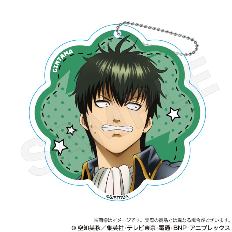 Gintama Trading Acrylic Keychain Battle Ver. 5-Piece Box