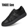Fashion New Men's Casual Shoes Trendy Luxury Brand Designer Shoes Genuine Leather Comfy Breathable Men Shoes Outdoor Non-Slip Sneackers