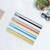 15cm Lightweight Aluminum Measuring Tool With Anti Scratch Surfaces Easy To Read Marking Straight Ruler Ideal For Students