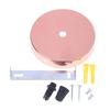 Black Silver Bronze Ceiling Plate Wall Sconce Mount Diy Light Fittings Lamp Base Vintage Pendant Lamp 100*20Mm Disc Base