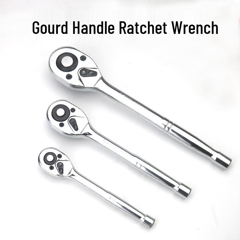 Set cheie clichet rapid reversibil (24 de dinti) – Mărimi 1/2", 3/8", 1/4" pentru Reparații Auto