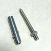 1 pz Connettore a Vite con Effetto Legno Giunto Cavo Metallico Fibbia di Bloccaggio Terminale di Connessione Ringhiera Scale Serraggio Acciaio Inossidabile 304