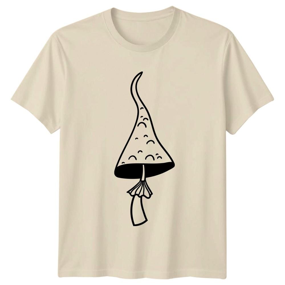 Witchy Mushroom Aesthetic Fungi Mycology TShirt Outline Gift For Him And Her