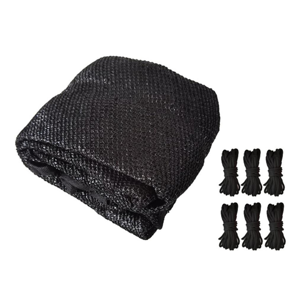 Trampoline Cover Tpe Material Keep Cool Reliable Wear Resistant Trampoline Shade Cover Tent Cover For Playing Round Trampoline