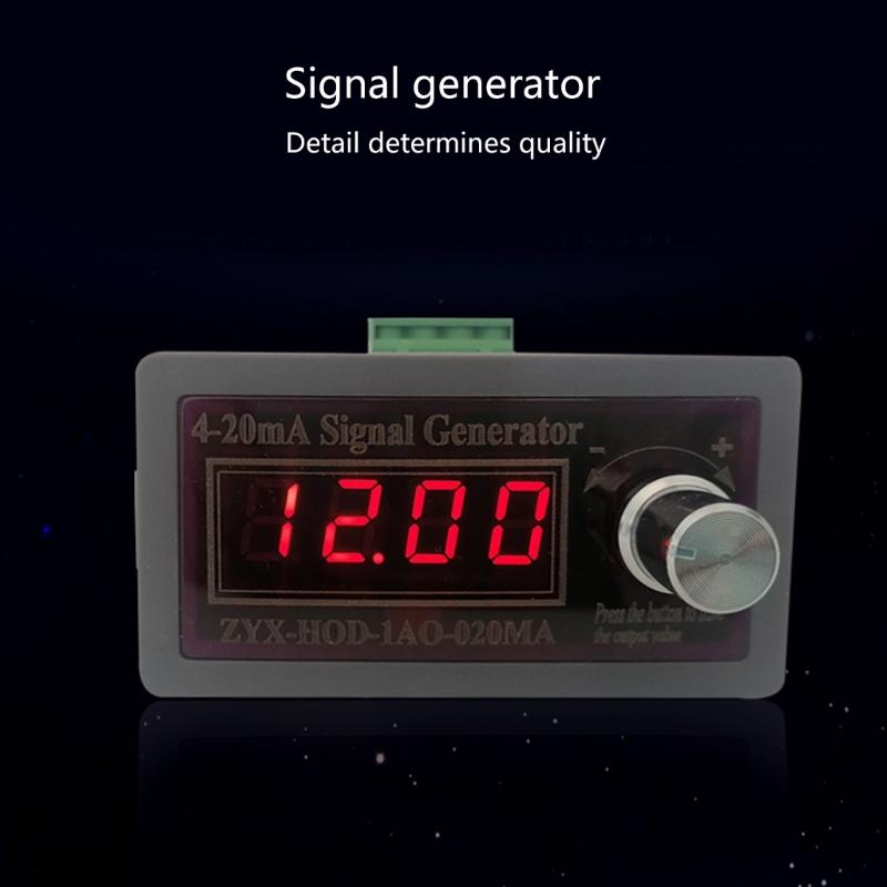 Signal Generator 0-20mA 9-28V Knob Type Generator Current Voltage Simulator for Testing Digital Generator