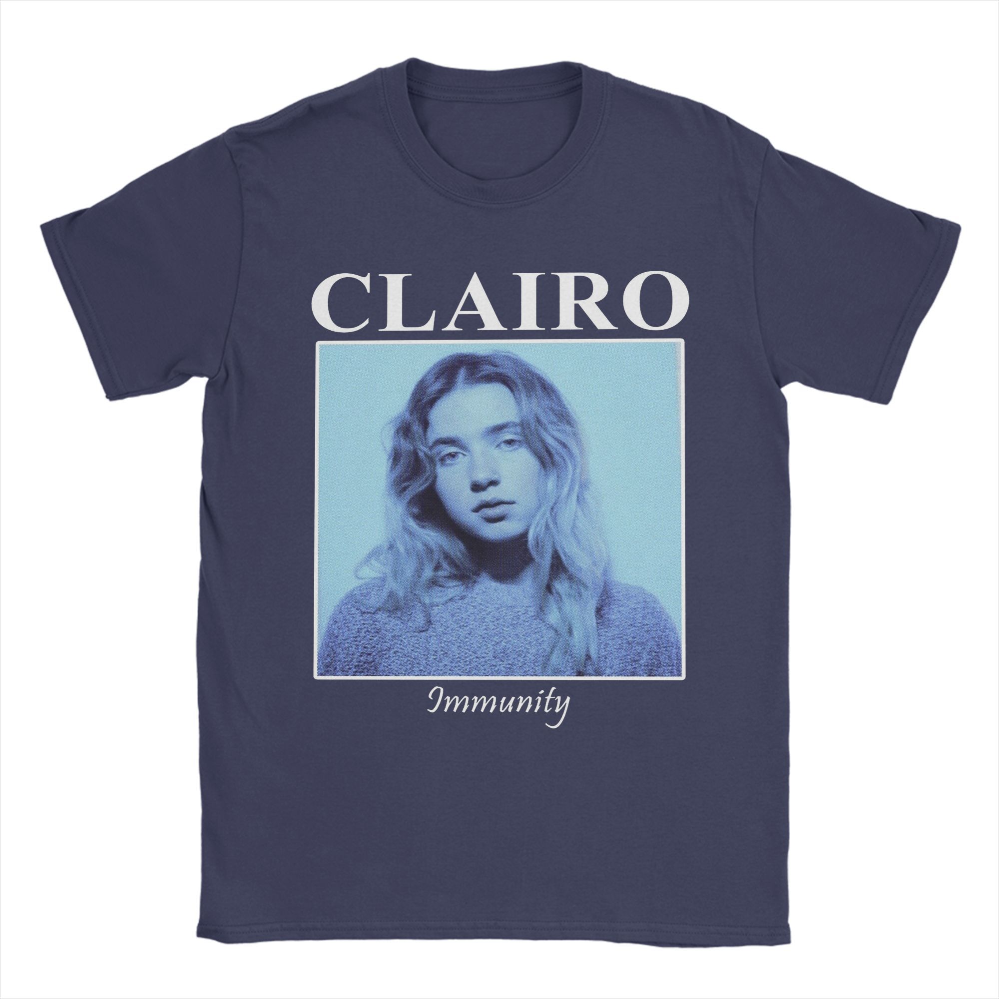 

Singer Clairo T-Shirts for Men Unique 100% Cotton Tees Round Collar Short Sleeve T Shirts Gift Idea Clothing 4XL
