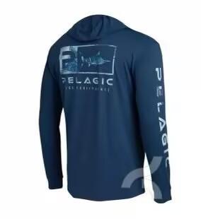 New PELAGIC long-sleeved hooded fishing suit UV-proof fishing gear summer outdoor quick-drying breathable fishing suit