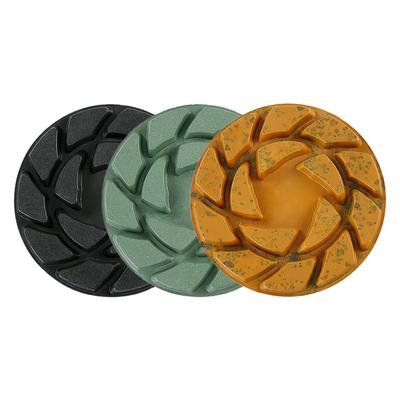4 Inch 100mm Dry/wet Diamond 3 Step Polishing Pads for Granite Polishing Tool