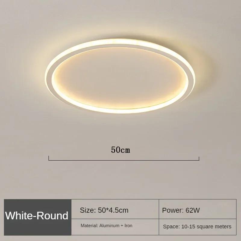 LED Ceiling Chandelier Nordic Simple Round Ceiling Lights Living Dining Room Bedroom Corridor Home Indoor Nordic Lamps Lighting