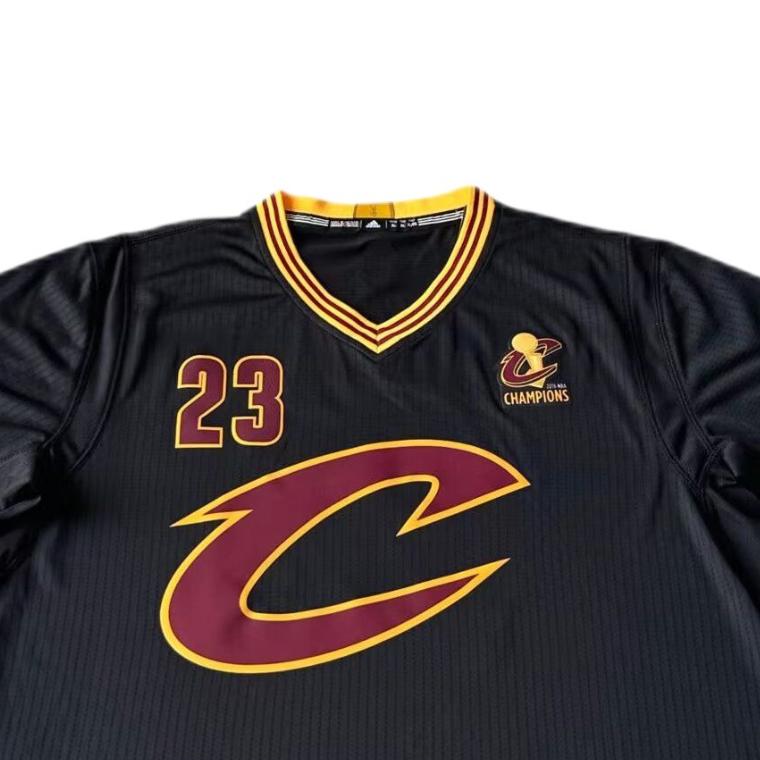 Adidas NBA LeBron James Cavaliers 23 Jersey Comfortable V-Neck Short Sleeve Unisex Tops 7470A-3VF-FDT2581