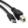 Durable Type C to USB B Printer Cable OTG Piano Connection Cord Connect Devices to Printers, Scanners, 100cm/150cm/200cm