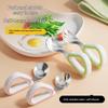 Baby Spoon Fork Set Toddler Self Feeding Training Tableware 316 Stainless Steel Silicone Handle