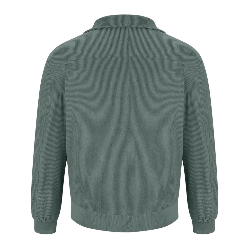 Men's  Leisure  Loose  Flip Collar  Corduroy  Jacket  Coat