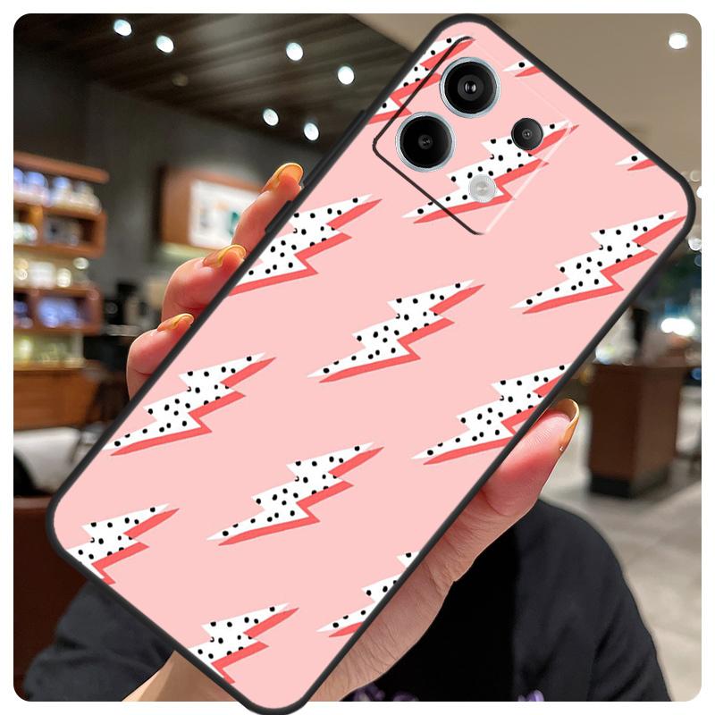 preppy stars lightning pink Case For Xiaomi Redmi Note 12 9 10 11 13 14 15 Pro Plus Cover For Redmi 13C 12C 10C 14C 15 C