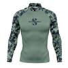 SCUBA Pánské dlouhý rukáv Rash Guard UPF 50 Surfing Potápění Plavky Rozdělený Sluneční oblek