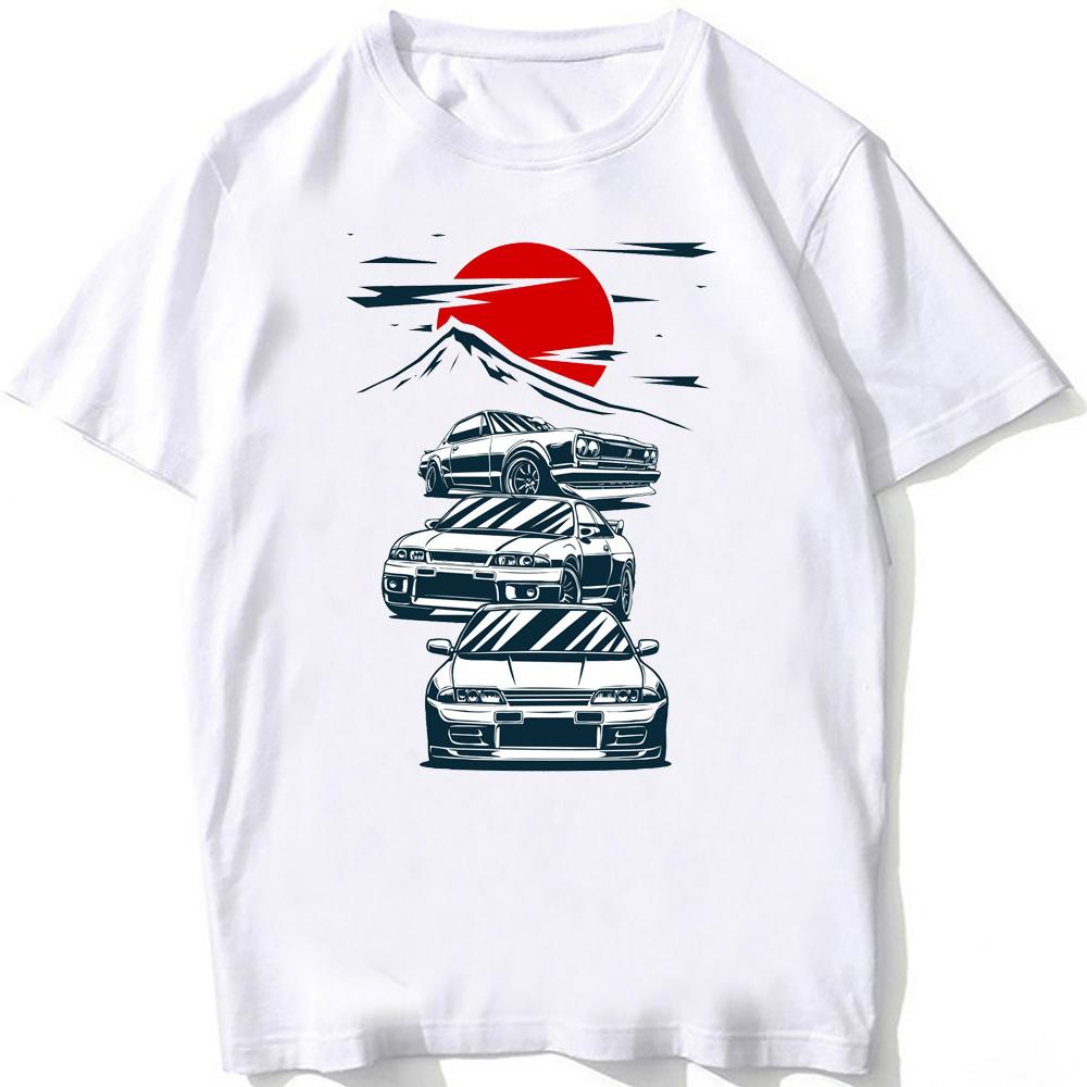 Harajuku JDM Legend Car T-Shirt Summer Men Short Sleeve Drive The Janpan Cars Sport TShirt Cool Boy Driver Race Casual TeesTops