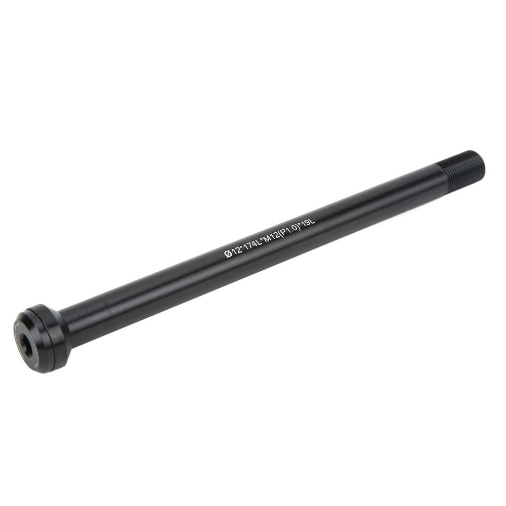 12*124L*M12(P1.0)*16L/12*174L*M12*(P1.0)*19L Bicycle Thru Axle Aluminum Alloy Lightweight Quick Release Thru Axle Skewer 174mm