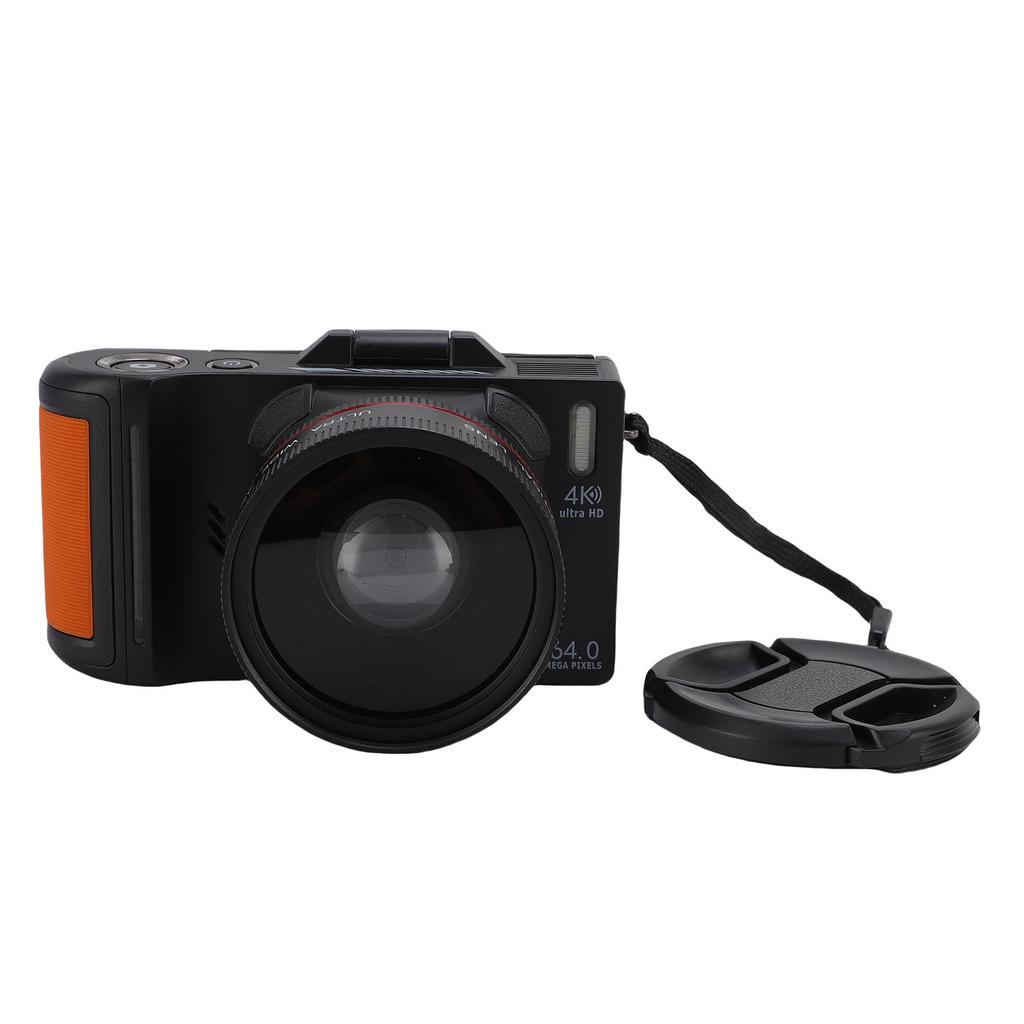 64MP Digital Camera HD 4K Photography Portable Compact Camera with 3in Screen 18X Zoom Anti Shake Auto for Travel