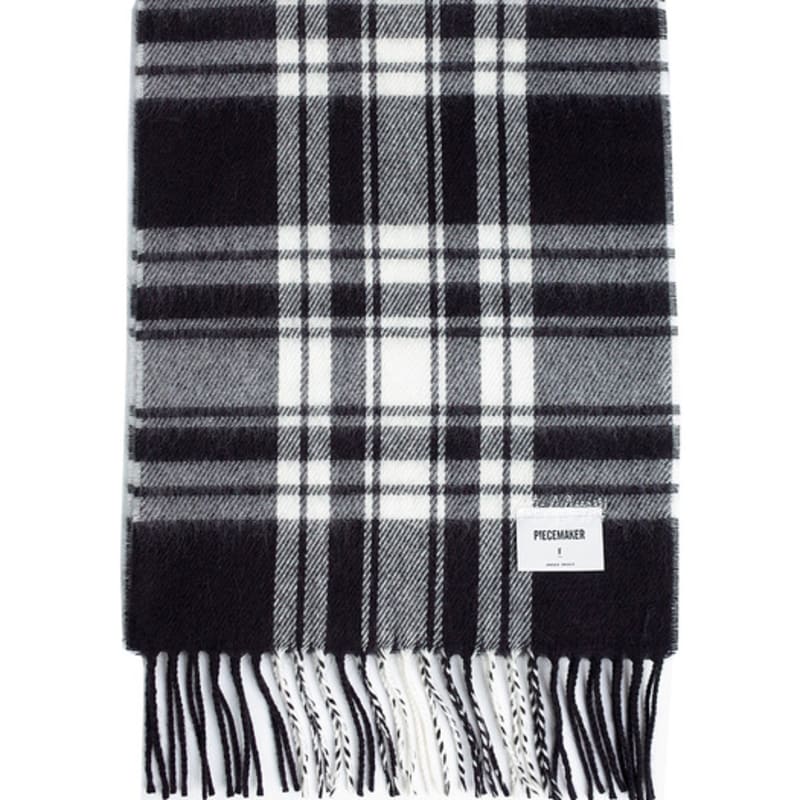PIECEMAKER CHECK BLEND MUFFLER S (BLACK)