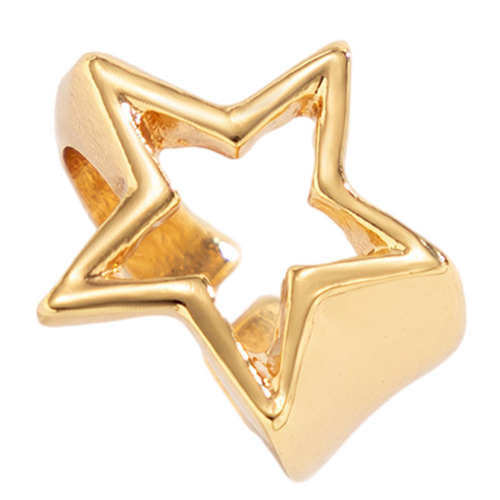 

Универсальная коллекция колец «Пять звезд» Стильные кольца в виде пятиконечных звезд Украшение Модные кольца Ювелирный аксессуар для женщин 1 золотой