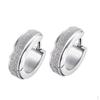 Stainless Steel Round Loop Earring Men Women
