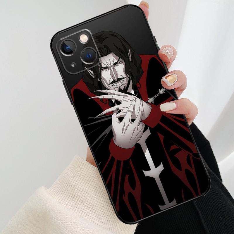 Castlevania Phone Case For iPhone 11 12 13 14 15 16 Pro Max Mini X XR XS Max Plus Cover Funda