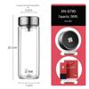 Xinuo Leak-Proof Double Wall Borosilicate Glass Tumbler 365ml