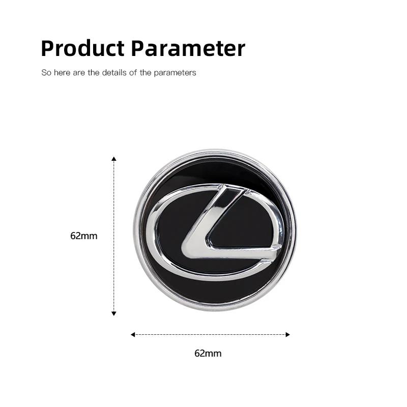 For Lexus Ct200h RX330 IS250 ES300h RX350 IS300h ES350 Car Tire Wheel hub 4Pcs 62mm Car Wheel Center Hub Caps AEM1