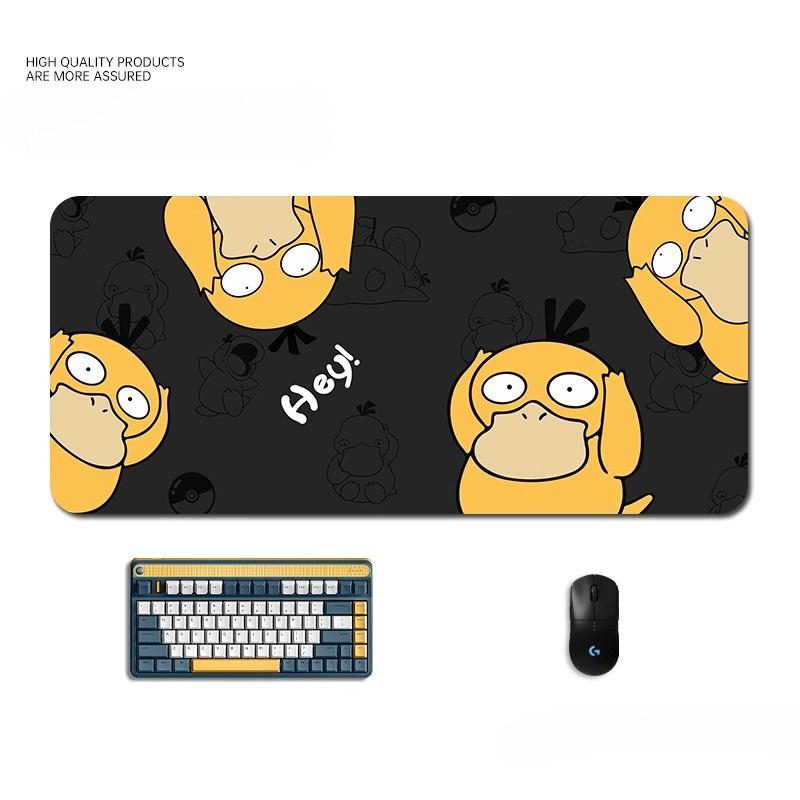 High Definition Psyduck Printed Mouse Pad Animation Cartoon Cute Boys/ Girls Desk Pad Office Computer Keyboard Pad Table Mat