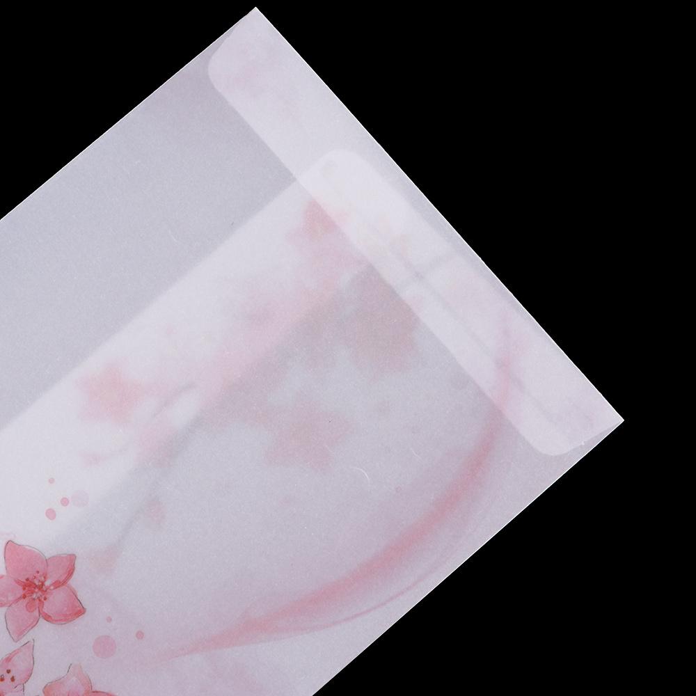 Card Cover Artificial Parchment Peach Blossom Envelope Letter Organizer Sulfuric Acid Paper