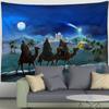 Camel Printed Polyester Tapestry Wall Hanging Christmas Pattern Psychedelic Witchcraft Living Room Home Decor