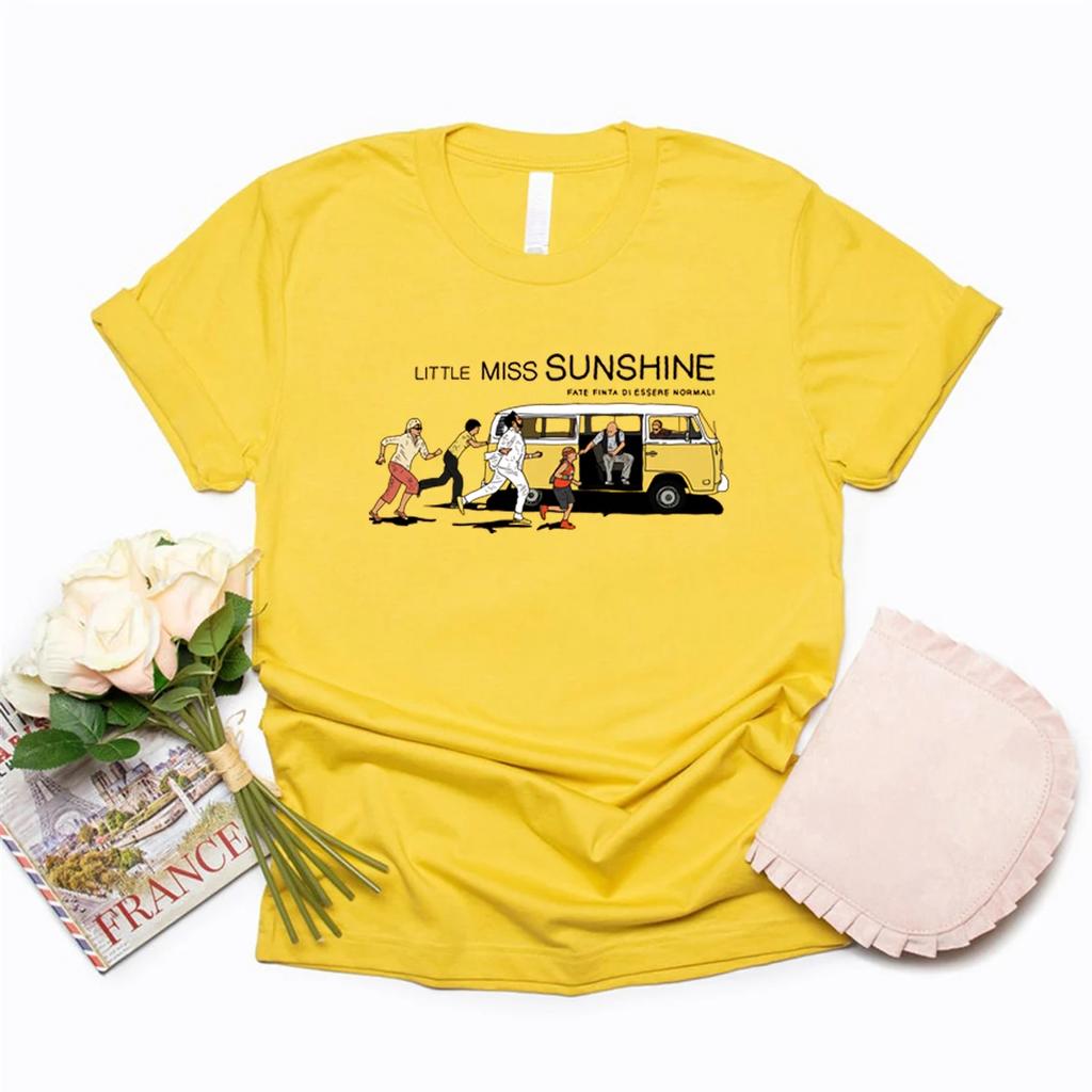 Tričko Little Miss Sunshine Komediálny filmový merch Klasické dámske tričko Roztomilé tričká s krátkym rukávom a grafikou Streetwear Dámsky top Tričko