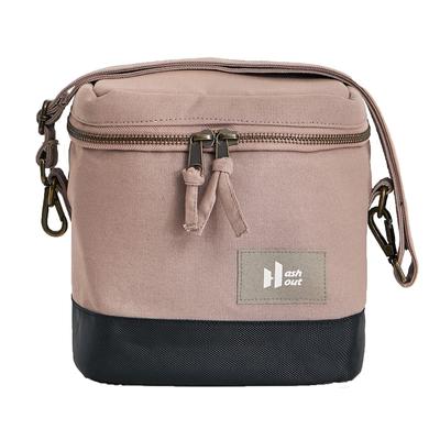 Weiche Kühltasche Kapazität B21 x T20 x Kühlbox Isolierte Tasche Outdoor Camping "Hashout" (Größe S, 10 l, ca.. H24cm, grau)