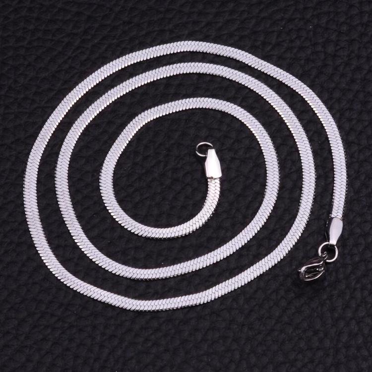 Unisex Fashionable Titanium Steel Snake Chain Necklace