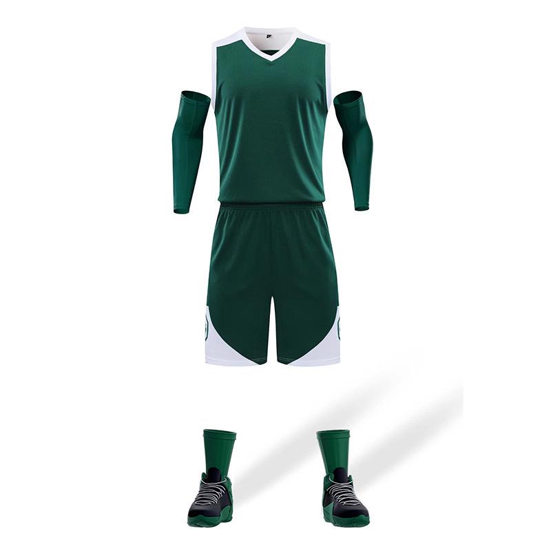 Quick-Dry Breathable Basketball Uniform Set for Men & Children - Sports Jersey & Vest Team Uniform