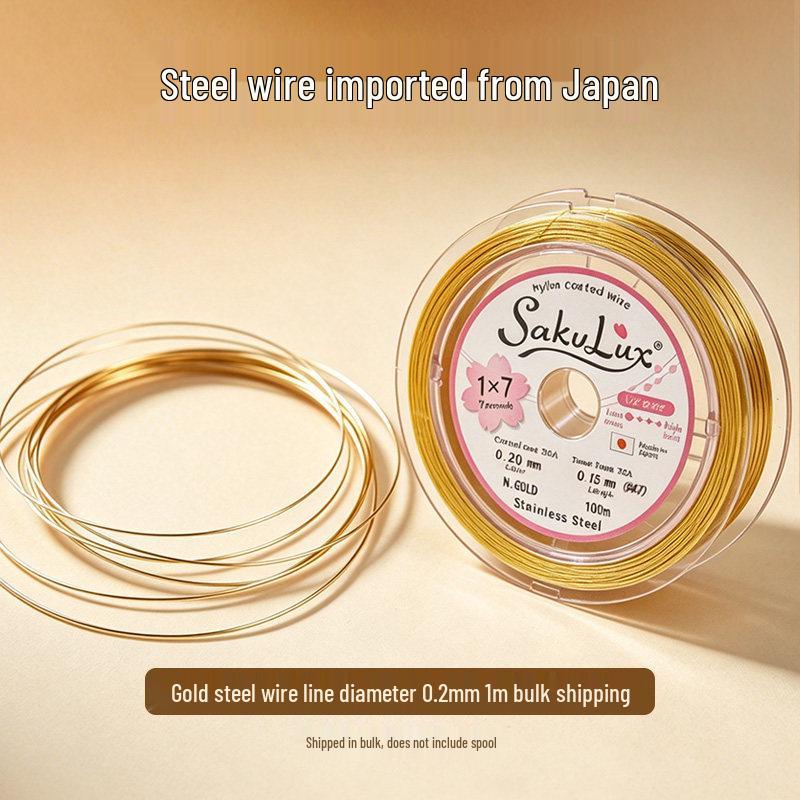Ultra-Fine Steel Wire & Soft Thread for Pearl Necklace and Bead Bracelet DIY
