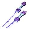 Folding Double Edged Swords Rechargeable LED Light Swords Toy Interactive Multiplayer Battle Toy