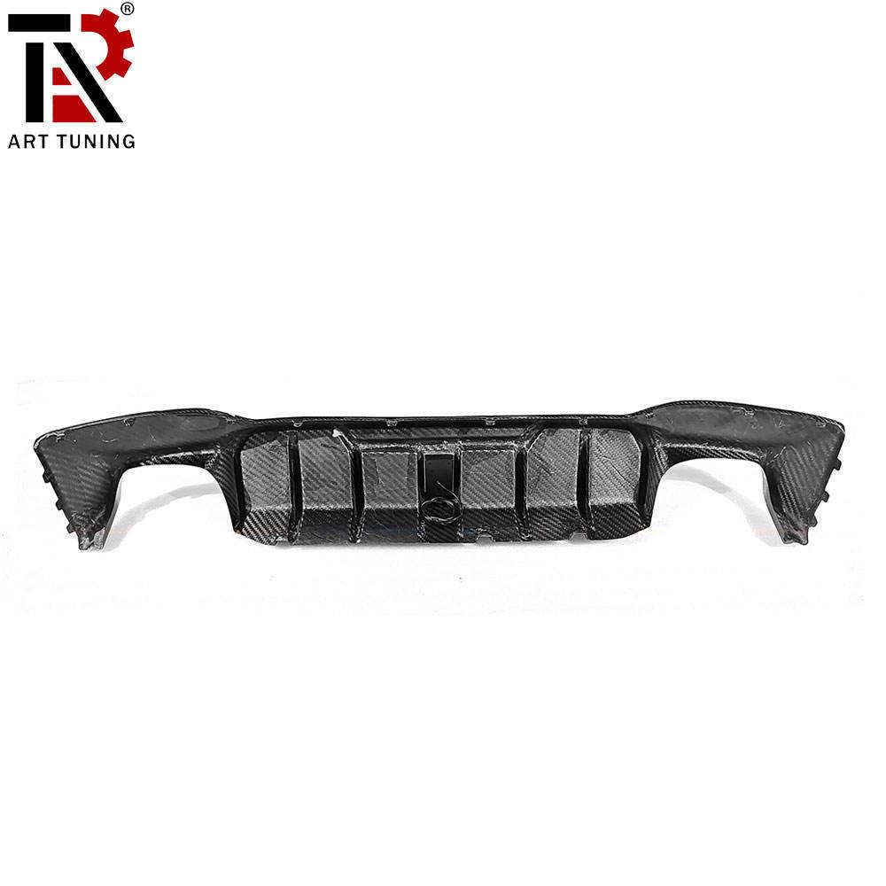 Carbon Fiber Rear Diffuser with Lights for BMW F90 M5 