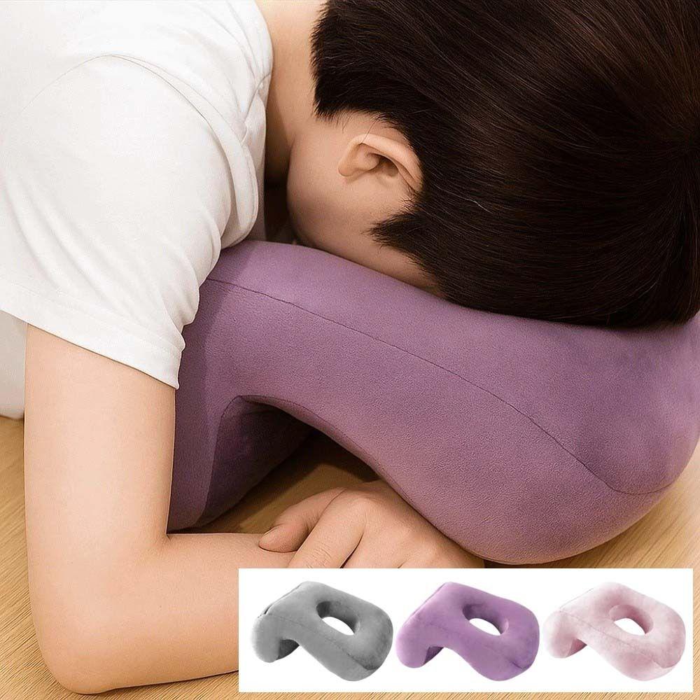 Relaxing Office Nap Pillow Comfortable Soft Hollow Reclining Pillow Lightweight Breathable Soft Pillows Bolster Gift